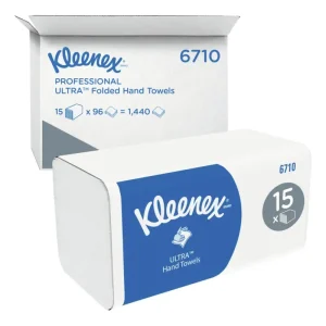 Kleenex ULTRA Falthandtücher Weiß 96 Tücher(Verpackungseinheit: 15Pakete) Versand Am Gleichen Tag