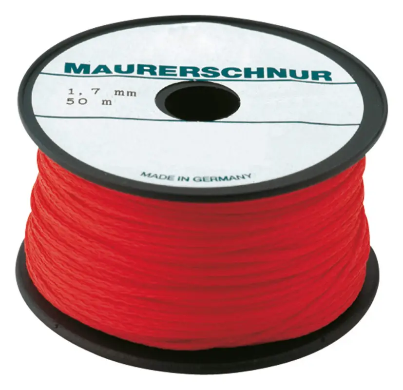 Overlen Maurerschnur PE 1 mm 100m rot Markenprodukt