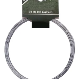 E-Flor Bindedraht verzinkt 1,2 mm 25m Ring mit Aufhänger Knallerangebot