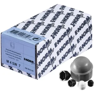 Billig E-NORMpro Abdeckkappen Kunststoff schwarz M8 Schlüsselweite 13 mm(Verpackungseinheit: 100Stück)