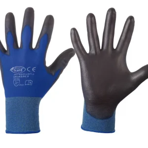 Stronghand FeinstrickhandschuhLintao PU blau Größe 10(Verpackungseinheit: 12Paar) Letzte Chance