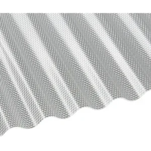 Deluxe Polycarbonat Profilplatte "Die Elefantenplatte" Wabe Sinus 76/18 1045 x 5000 x 2,6 mm - Klar Neuheit