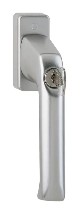 Nur Für Kurze Zeit Hoppe London Aluminium-Dreh-/Kipp-Fenstergriff 013S/U34 (Stift 32 mm), abschließbar - stahlfarben