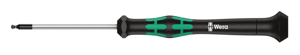 Wera Elektroniker-Schraubendreher 2,5 mm 6-kant Kugelkopf Neue Ware