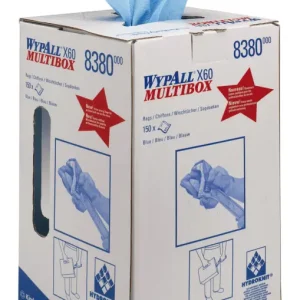 Preisknaller WypAll X60 Wischtücher 24,5 x 42 cm hellblau 150 Blatt