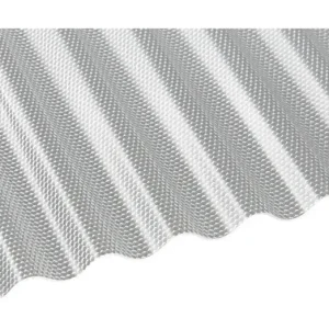 Meistverkauft Premium Acryl Profilplatte Wabe Sinus 76/18 1045 x 6000 x 3 mm - Klar