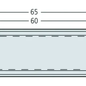 Renz Namensschild für Einwurfklappe 60 x 15 x 0,5 mm Neu