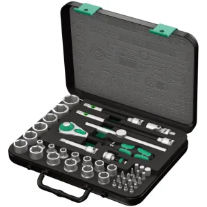 Neu Wera Steckschlüssel-Garnitur 3 / 8" 43tlg. Zyklop speed