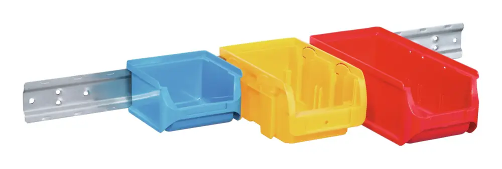 Angebot Allit Metallschiene für Sichtbox Größe 1-3 / L592mm verzinkt