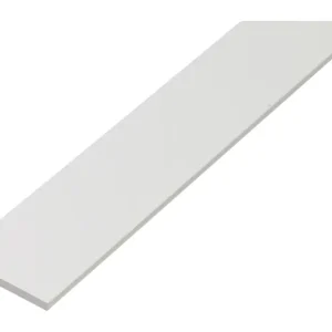 Gustav Alberts Flachstange Kunststoff, weiß, 30 x 3/1m Letzte Chance