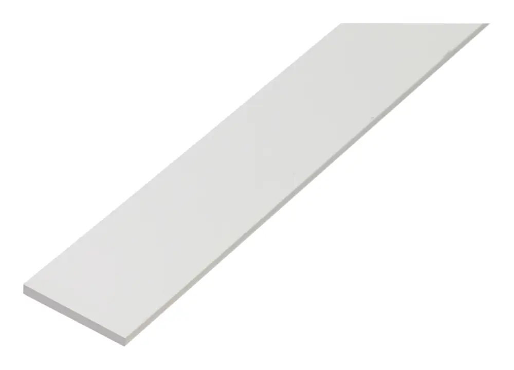 Gustav Alberts Flachstange Kunststoff, weiß, 30 x 3/1m Letzte Chance