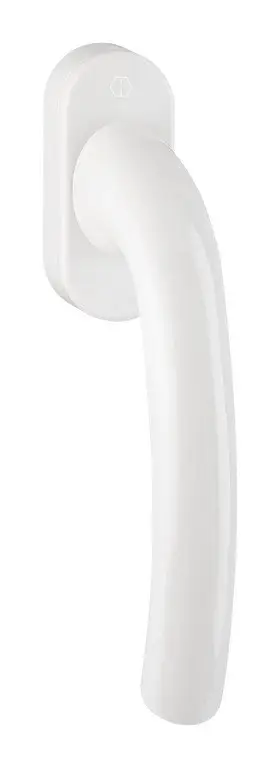 Versand Am Gleichen Tag Hoppe Tokyo Aluminium-Dreh-/Kipp-Fenstergriff 0710/U26 (Stift 32 mm) - verkehrsweiß