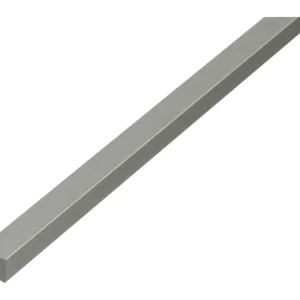 Zertifiziert Gustav Alberts Vierkantrohr Aluminium, Silberfarbig eloxiert 15 x 15 x 1/2m
