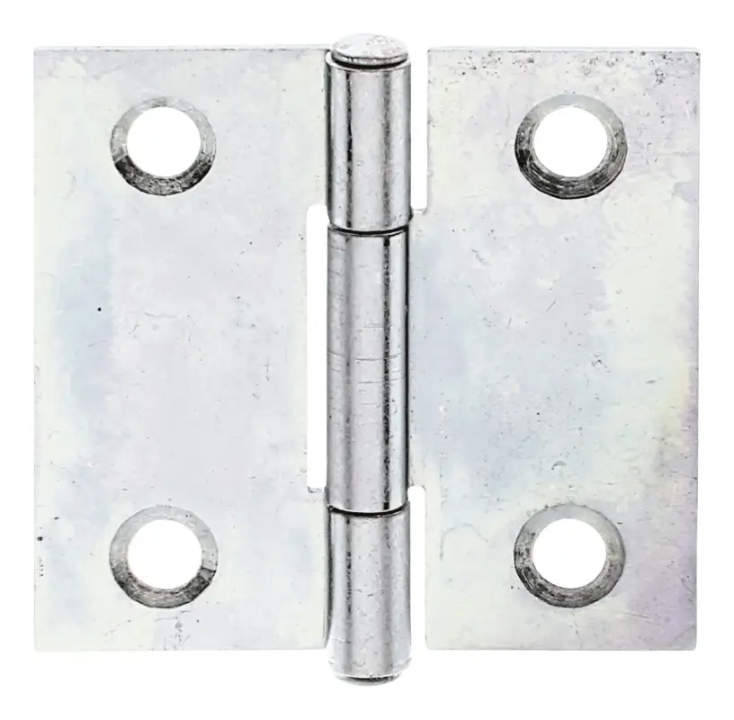 Rabatt Gustav Alberts Scharnier gerollt/quadratisch verzinkt, 80 mm