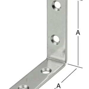 Geprüft Vormann Stuhlwinkel 25 x 15 mm Edelstahl