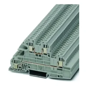Neue Kollektion Phoenix Installationsklemme 24A 0,2-4qmm 2pot grau Schraubanschluss schräg