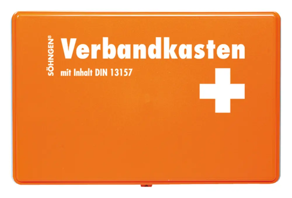 Saisonangebot Söhngen Verbandkasten Kiel orange DIN 13157