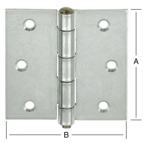 Schnäppchen Vormann Scharniere stark käntig 75 x 75 mm Nr.614075Z