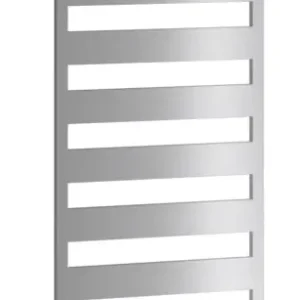 Markenware Kermi Casteo-E Bad- und Wohnheizkörper WRS - Regler Ausführung links 500 x 986 x 30 mm - Glanzsilber / Weiß
