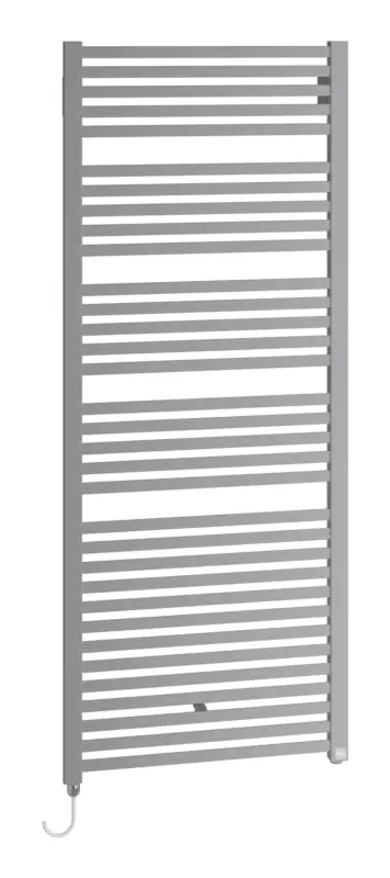 Sonderangebot Kermi Geneo quadris-E Bad- und Wohnheizkörper WRS - Regler Ausführung rechts 596 x 1494 x 32 mm - Glanzsilber / Weiß