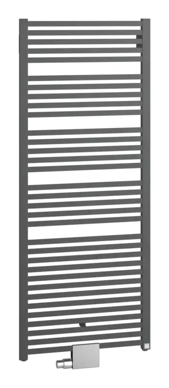 Neue Kollektion Kermi Geneo quadris Bad- und Wohnheizkörper 447 x 1774 x 32 mm - Graphit Metallic