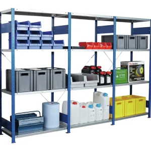 Forum Steckregal Anbaufeld 2000 x 1000 x 500 mm RAL5010 Markenprodukt