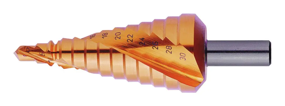 Heißes Angebot Forum Stufenbohrer HSS spiralgenutet TiN 7-40,5 mm
