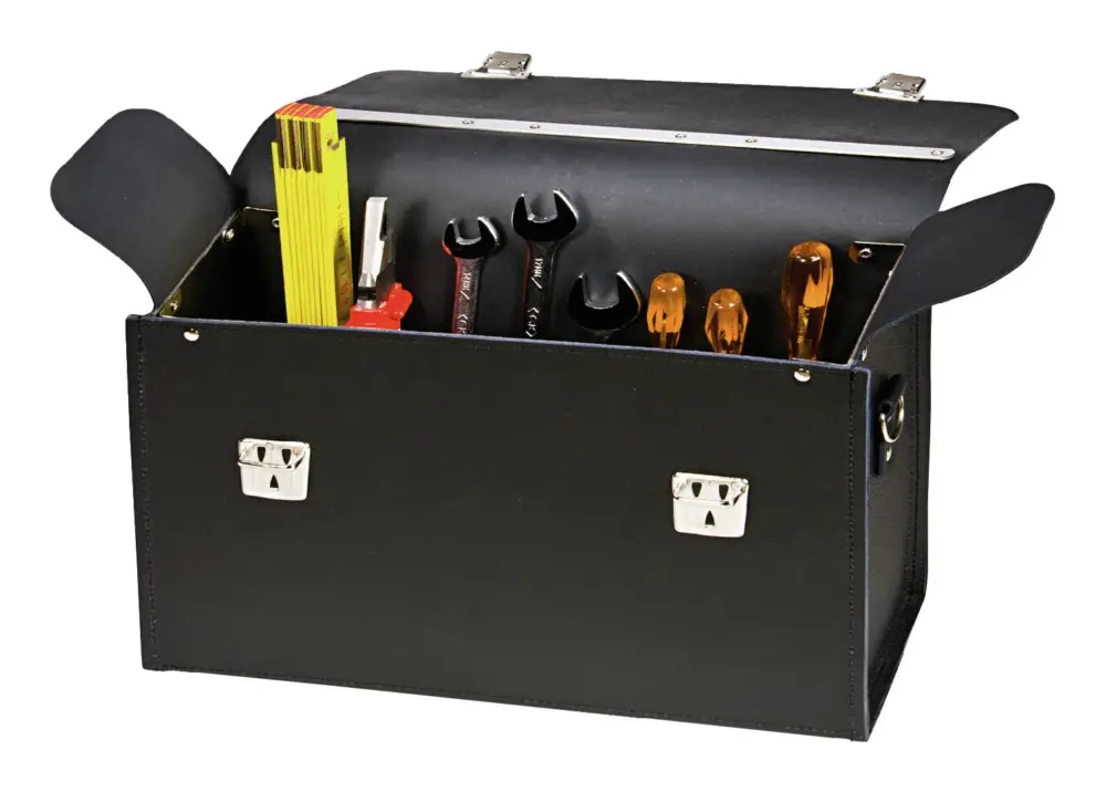 Abverkauf Forum Werkzeug-Tasche Leder 370 x 110 x 260 mm