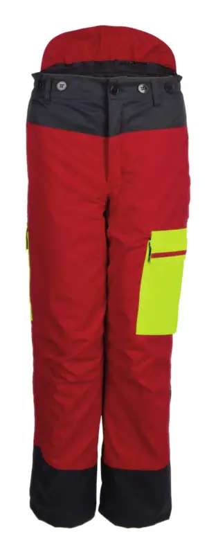 Forest Jack Red Bundhose Größe 46/48, rot/anthrazit/gelb Sichere Zahlung