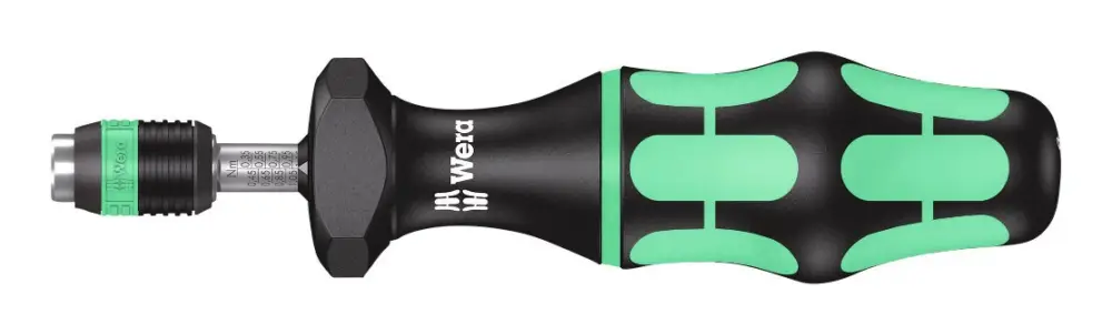 Geprüft Wera Drehmoment-Schraubendreher 1/4" 1,2-3 Nm