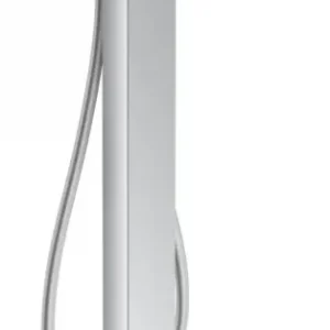 Aktuell Axor MyEdition Einhebel-Wannenmischer bodenstehend mit Hebelgriff - Chrom / Spiegelglas