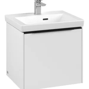 Villeroy & Boch Subway 3.0 Waschbeckenunterschrank für Becken mittig 1 Auszug 473 x 429 x 392 mm - Pure White / Volcano Black Mega-Angebot