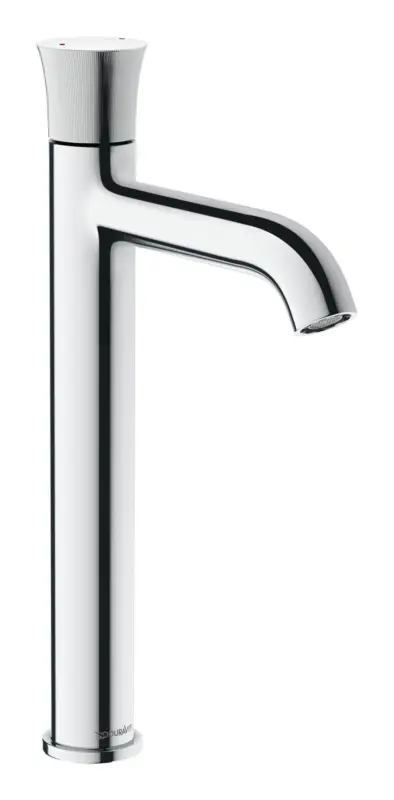 Duravit White Tulip Einhebel-Waschtischmischer Größe XL ohne Zugstangen-Ablaufgarnitur - Chrom Hochglanz Preiswert