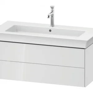 Abverkauf Duravit White Tulip Waschtischunterschrank mit 2 Auszügen 984 x 410 x 458 mm - Weiß Hochglanz Lack