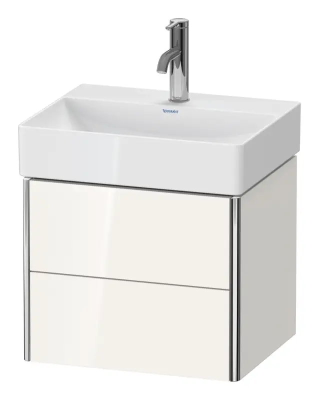 Preisknaller Duravit XSquare Waschtischunterschrank Compact mit 2 Auszügen 484 x 397 x 390 mm - Weiß Matt