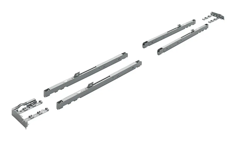 Hettich TopLine XL Set Schiebetürsystem Dämpfung Silent System, 4000 mm, 35 kg, 4-türig Bestseller