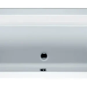 Echt Riho Lusso Rechteckbadewanne 1900 x 800 mm - Weiß Glänzend