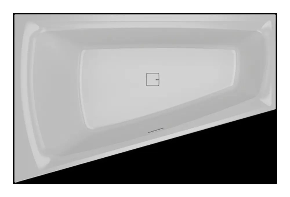 Solange Der Vorrat Reicht Riho Still Smart Raumsparbadewanne links mit Füllfunktion 1700 x 1110 mm - Weiß Glänzend