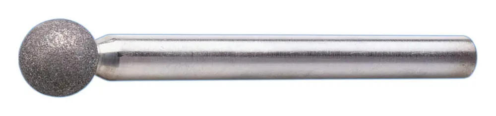 Preis Gesenkt Pferd Diamant-Schleifstift Kugelform 4 x 3 mm D126