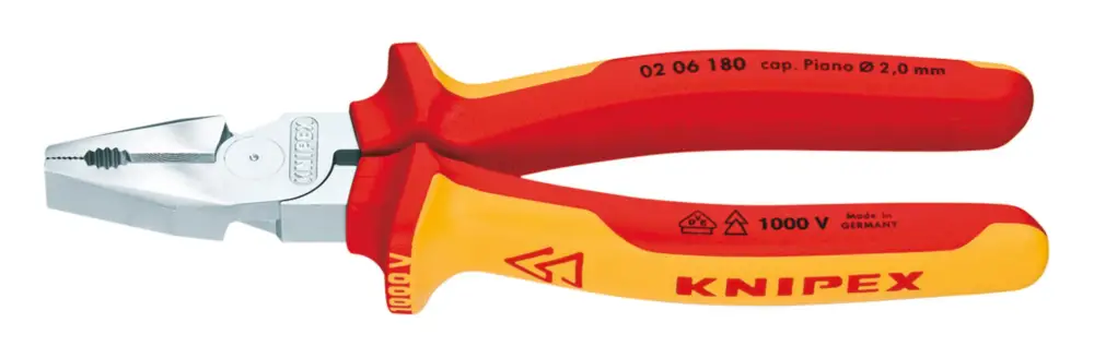 Knipex Kraft-Kombizange VDE 200 mm mit Mehrkomponenten-Griff Sale