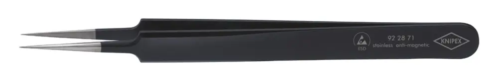 Knipex ESD-Pinzette Nadelform 110 mm schwarz Schnäppchen