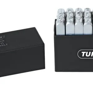 Begrenztes Angebot Kukko Schlagbuchstabensatz SH 10 mm vernickelt
