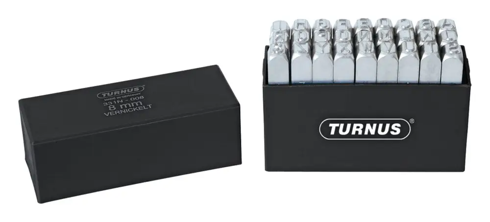 Begrenztes Angebot Kukko Schlagbuchstabensatz SH 10 mm vernickelt