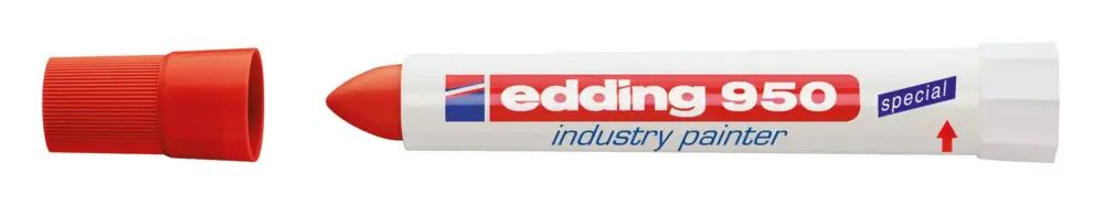 Geprüft Edding Pastenmarker Nr. 950 rot