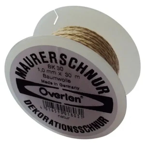 Overlen Baumwollkordel 1 mm 30m weiß Sonderaktion