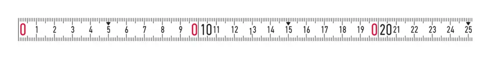 Markenprodukt BMI Bandmaß weiß 2m x 13 mm selbstklebend RNL-SK