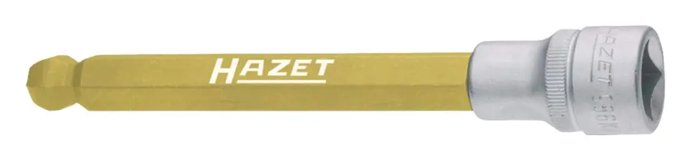 Zertifiziert Hazet Schraubendreher-Einsatz 1/2" 8 x 140 mm Innensechskant