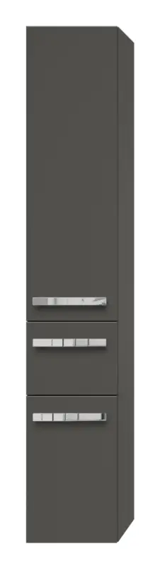 Nur Für Kurze Zeit Pelipal Serie 4005 Hochschrank 2 Türen 300 x 1680 x 330 mm - Lack Steingrau Hochglanz