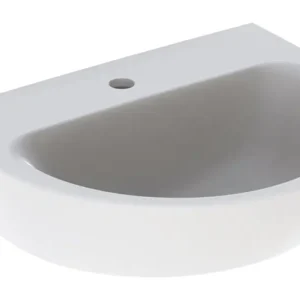 Meistverkauft Geberit Renova Waschtisch mit Hahnloch ohne Überlauf 550 mm x 450 mm - Weiß