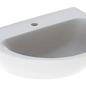 Schneller Versand Geberit Renova Waschtisch mit Hahnloch ohne Überlauf 600 mm x 480 mm - Weiß KeraTect